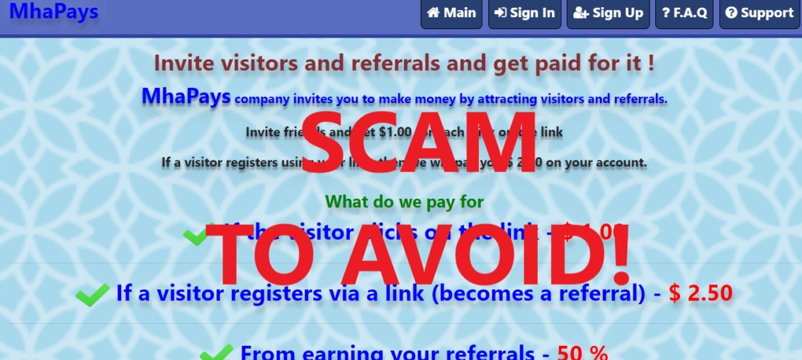 MhaPays.xyz review scam