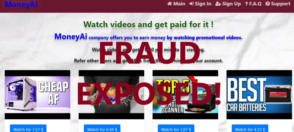 MoneyAi.xyz review scam