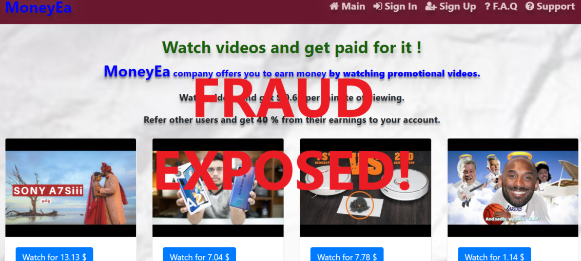 MoneyEa.xyz review scam