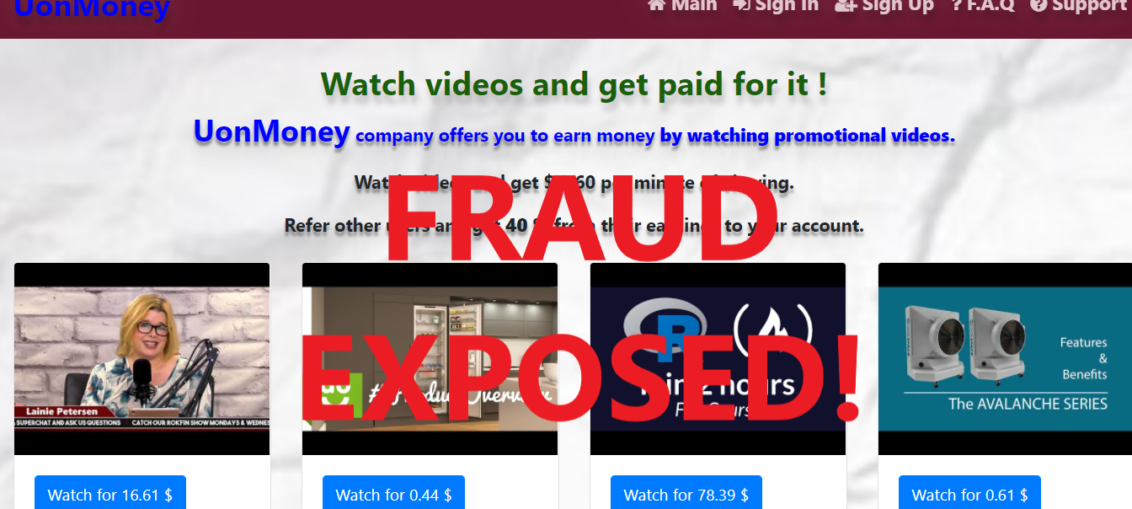 UonMoney.xyz review scam