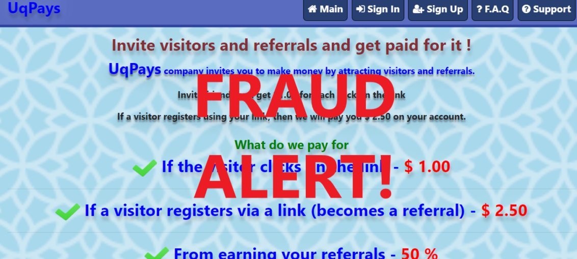 UqPays.xyz review scam