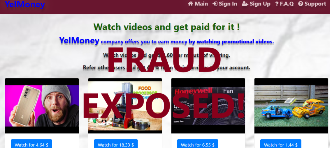 YelMoney.xyz review scam