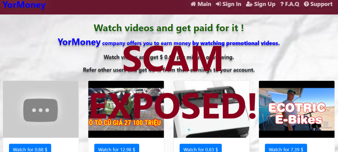 YorMoney.xyz review scam