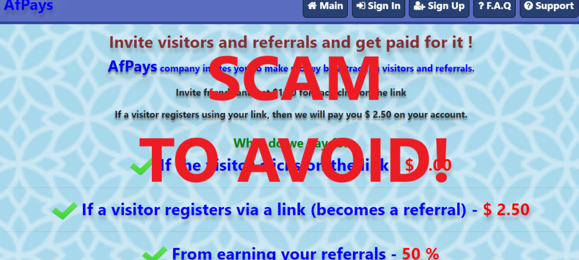 AfPays.xyz review scam