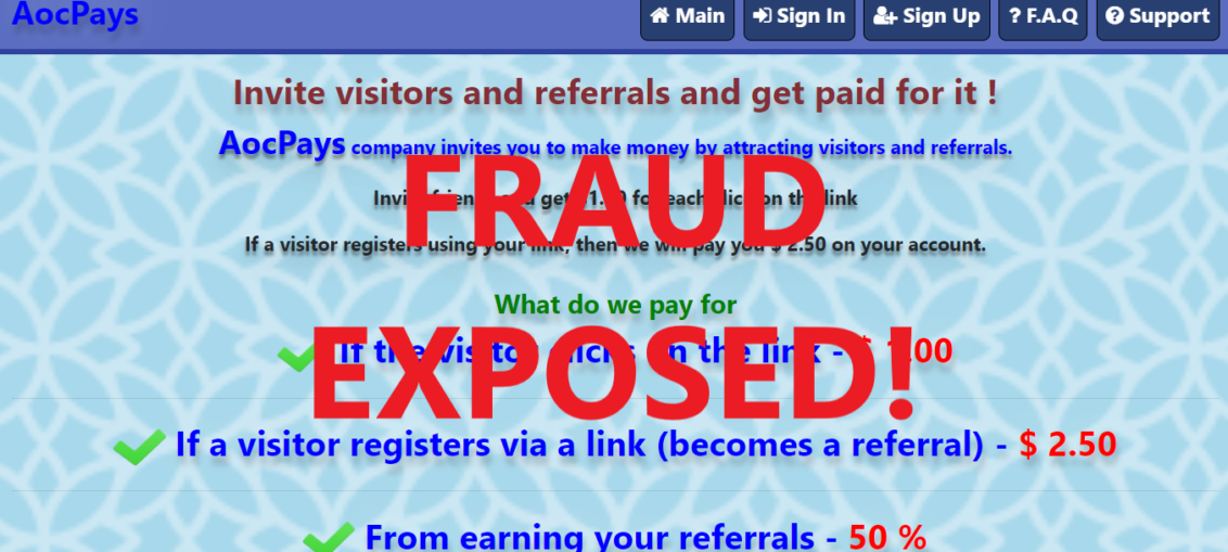 AocPays.xyz review scam