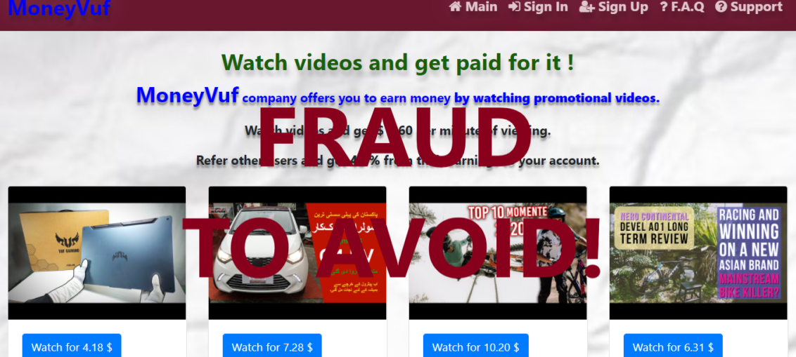 MoneyVuf.xyz review scam