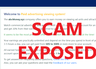 AbcMoney.xyz review scam