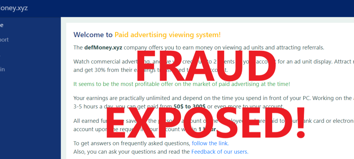 DefMoney.xyz review scam