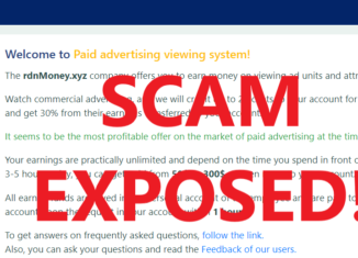 RdnMoney.xyz review scam