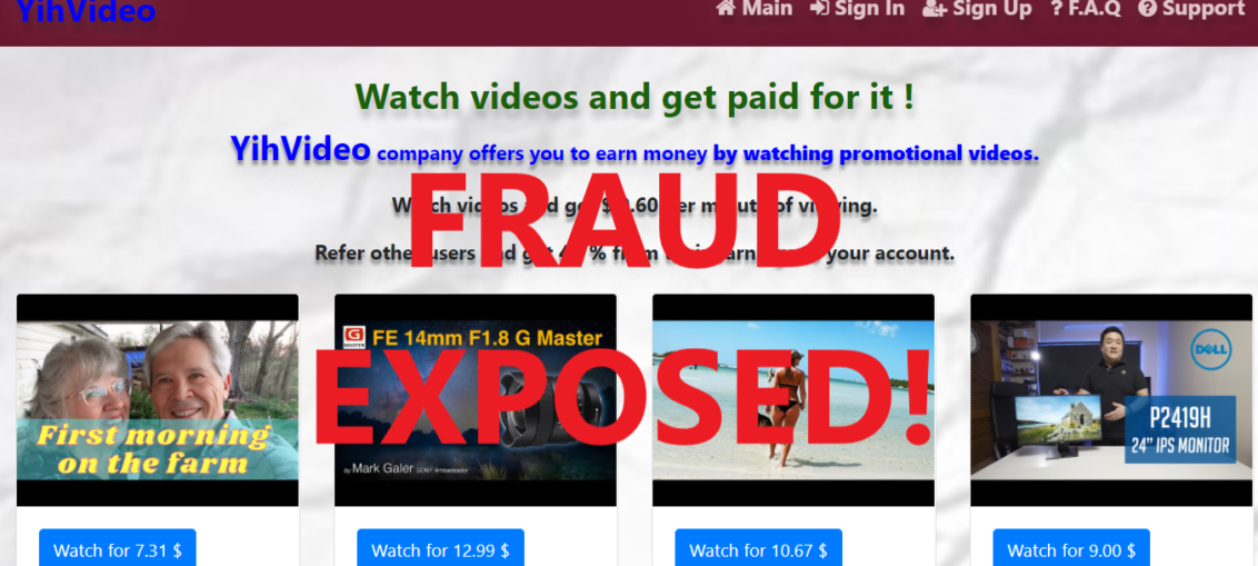YihVideo.xyz review scam