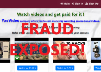 YxeVideo.xyz review scam