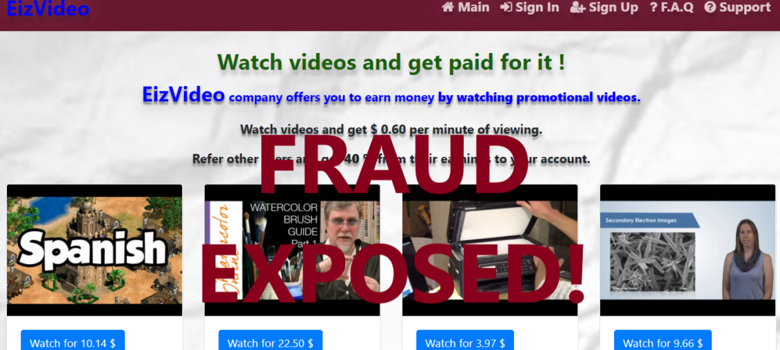 EizVideo.xyz review scam