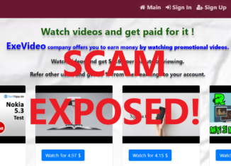 ExeVideo.xyz review scam