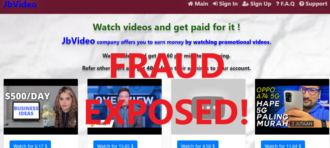 JbVideo.xyz review scam