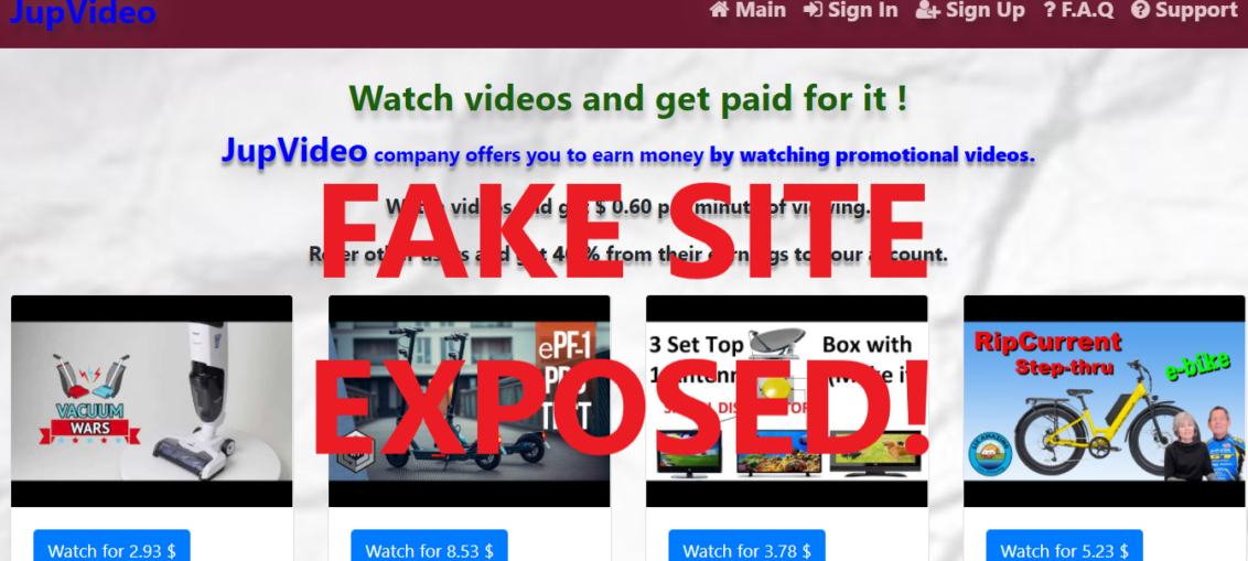 JupVideo.xyz review scam