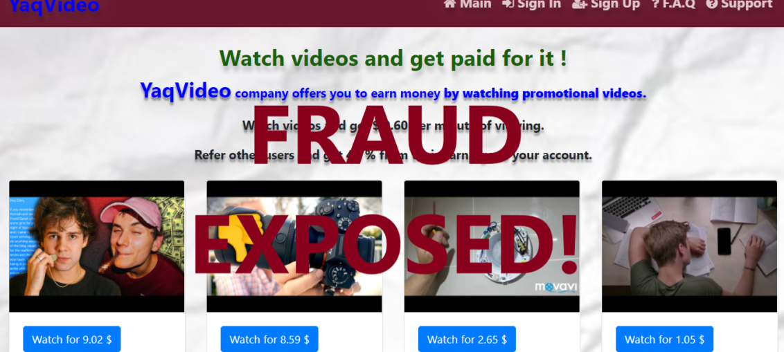YaqVideo.xyz review scam