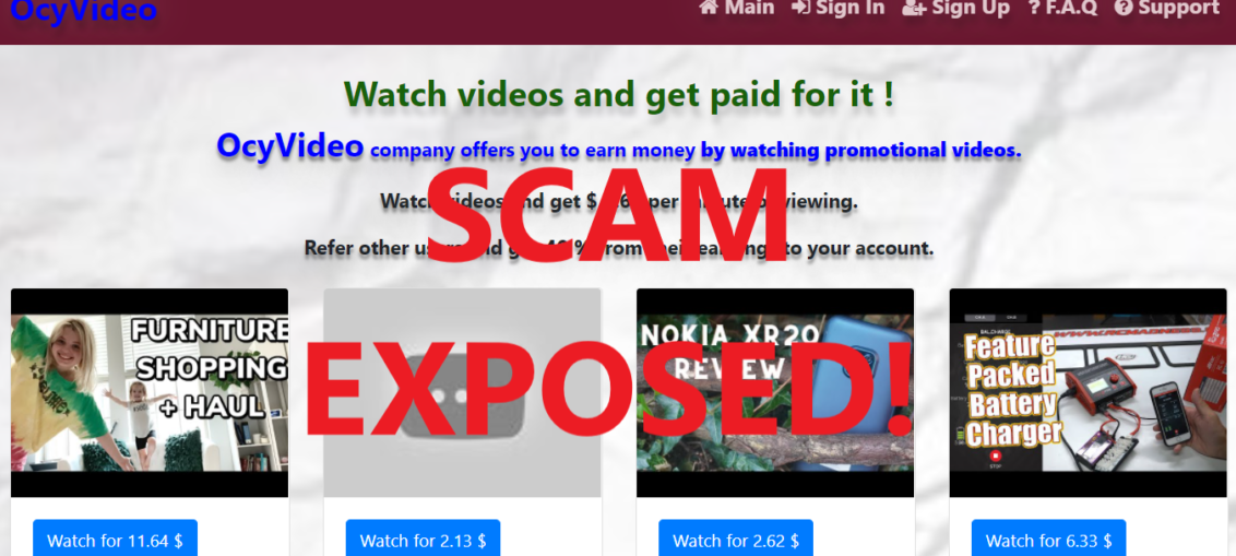 OcyVideo.xyz review scam