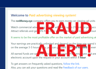 RcnMoney.xyz review scam