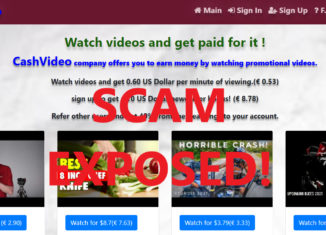 CashVideo.net review scam