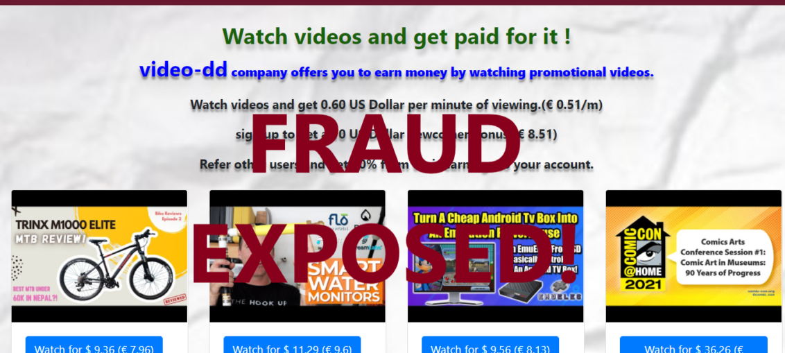 Video-dd.xyz review scam