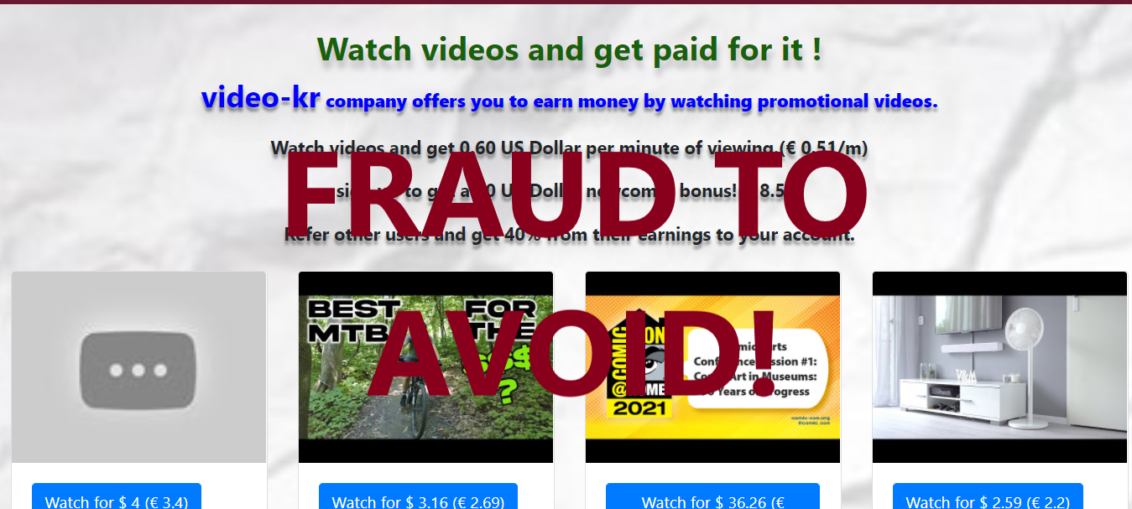 Video-kr.xyz review scam