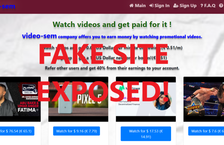 Video-sem.xyz review scam