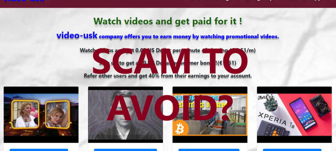 Video-usk.xyz review scam