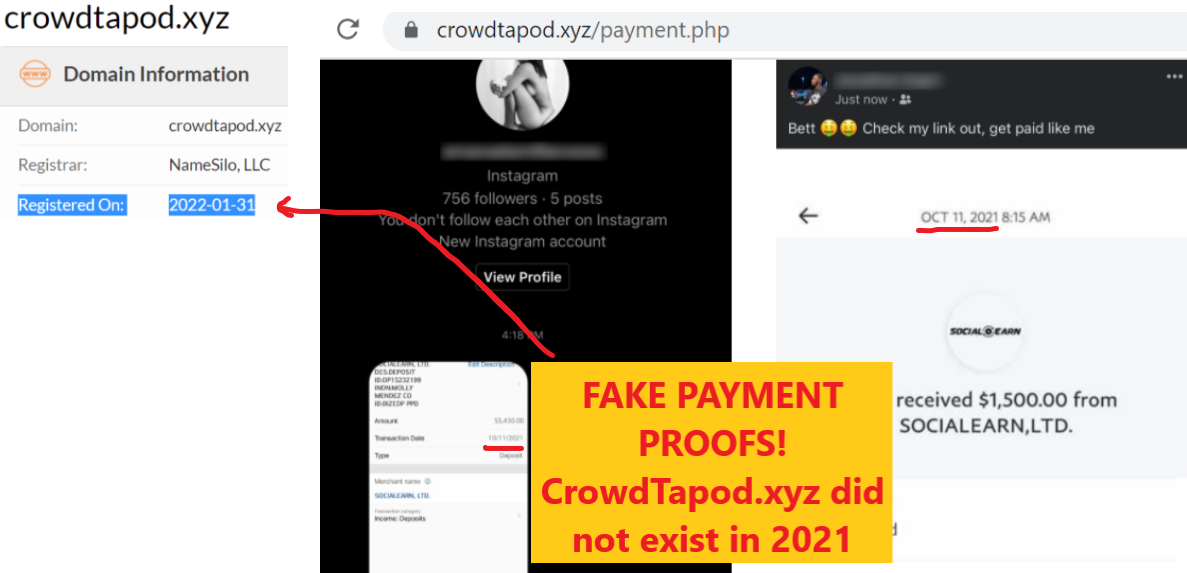 CrowdTapod.xyz review scam