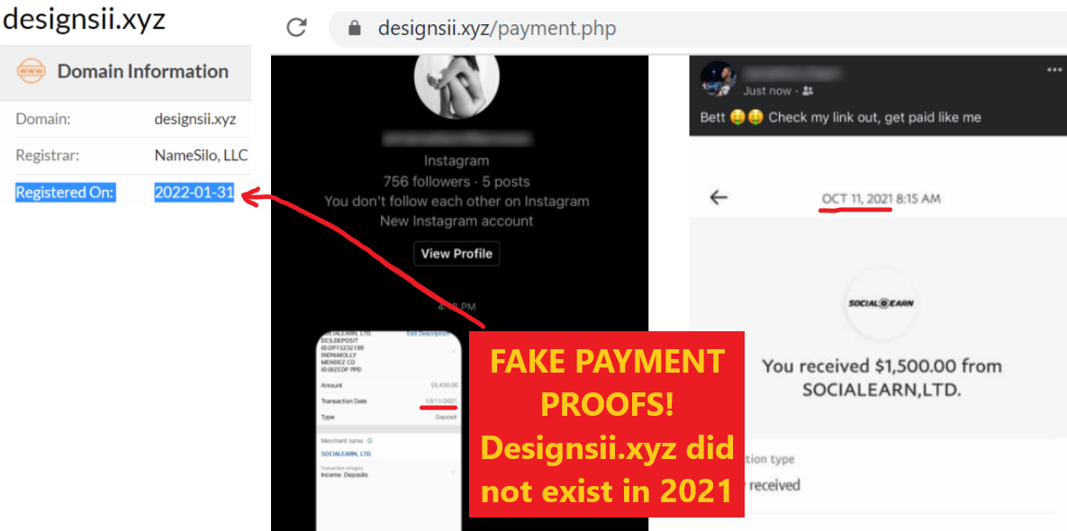 Designsii.xyz review scam