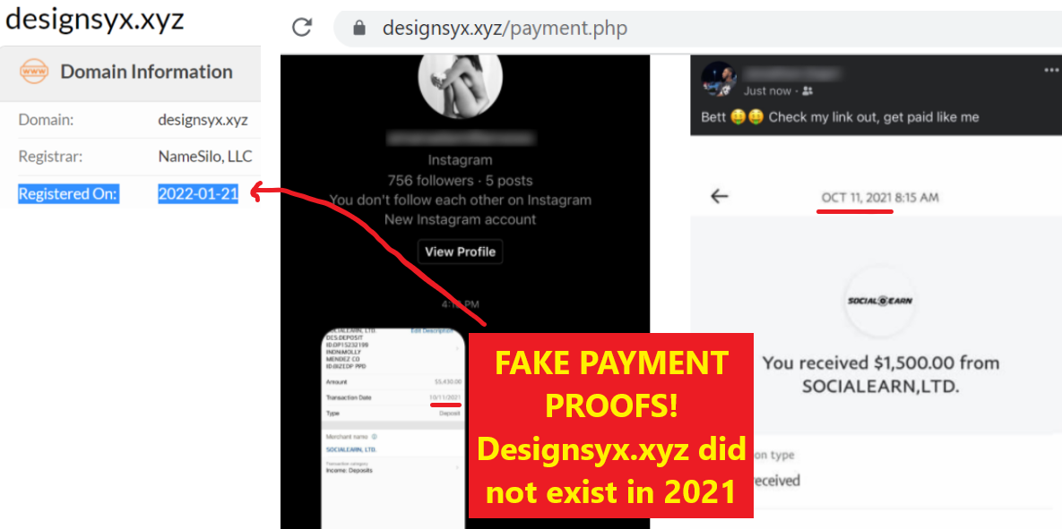 Designsyx.xyz review scam