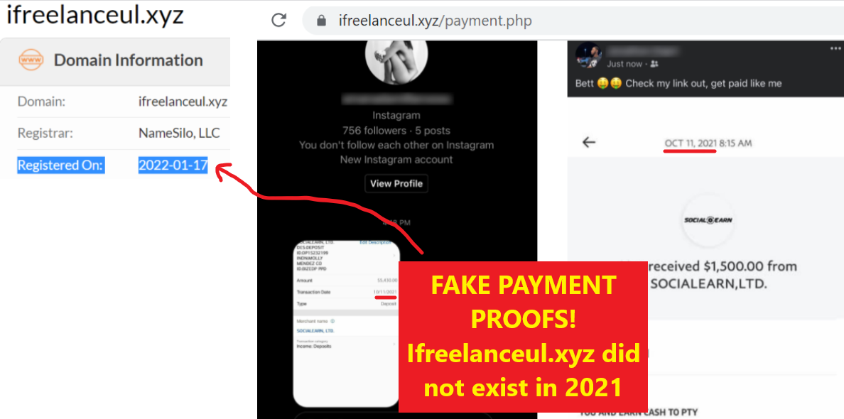 Ifreelanceul.xyz review scam