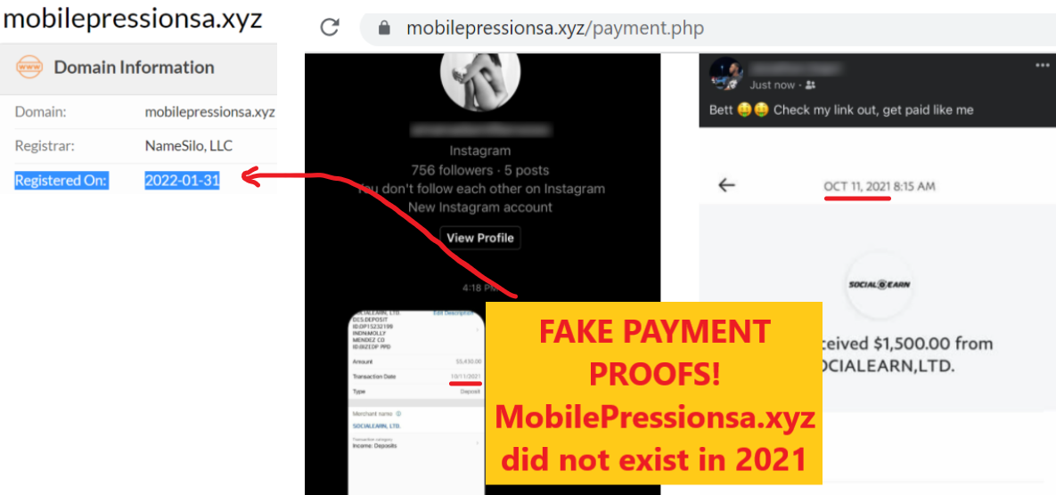 MobilePressionsa.xyz review scam