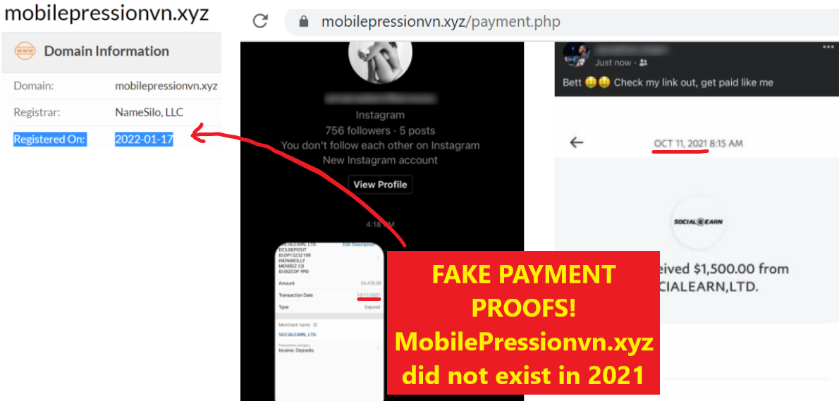 MobilePressionvn.xyz review scam