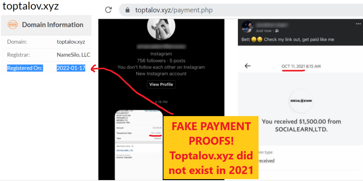 Toptalov.xyz review scam
