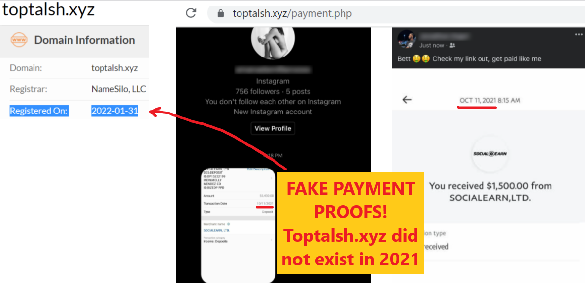 Toptalsh.xyz review scam