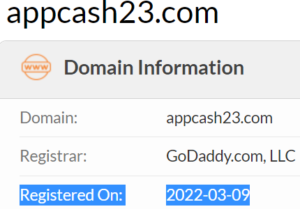 AppCash23.com domain
