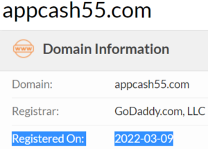AppCash55.com domain