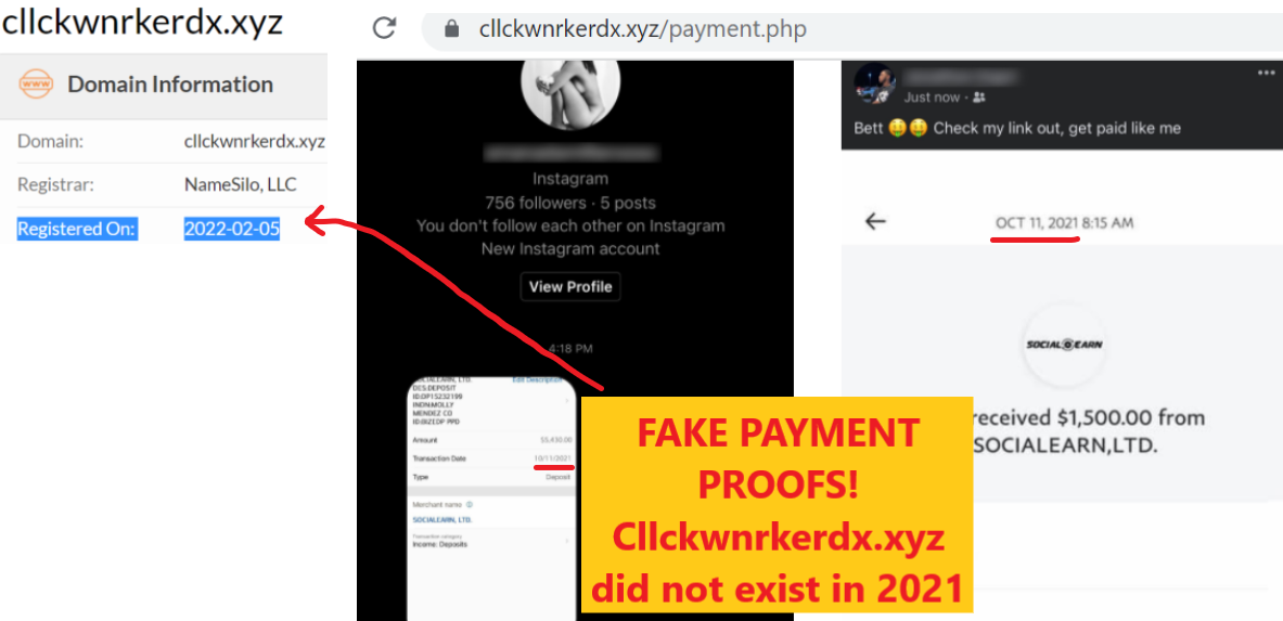 Cllckwnrkerdx.xyz review fake