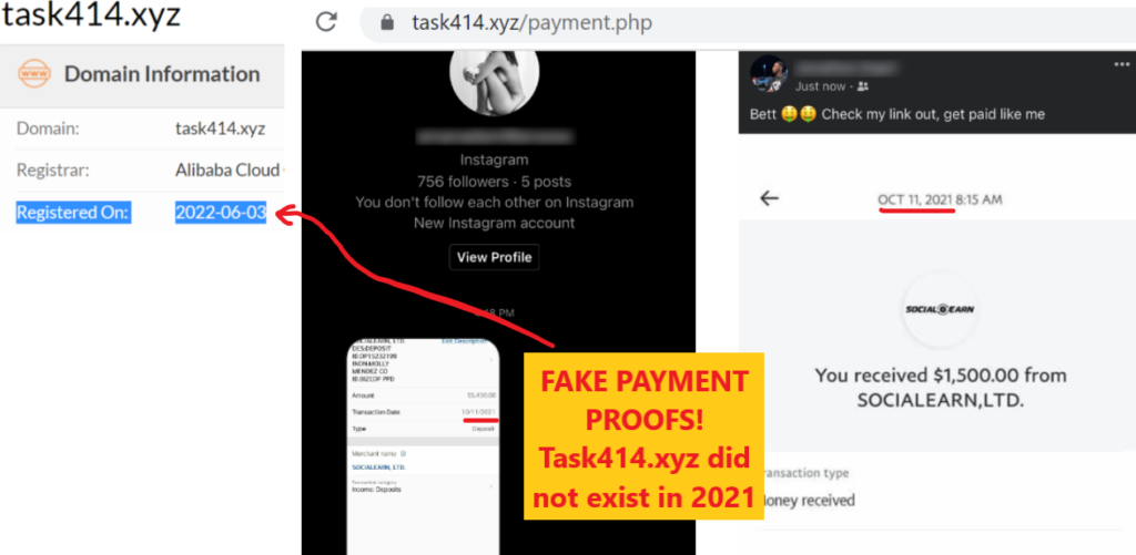 Task414.xyz scam