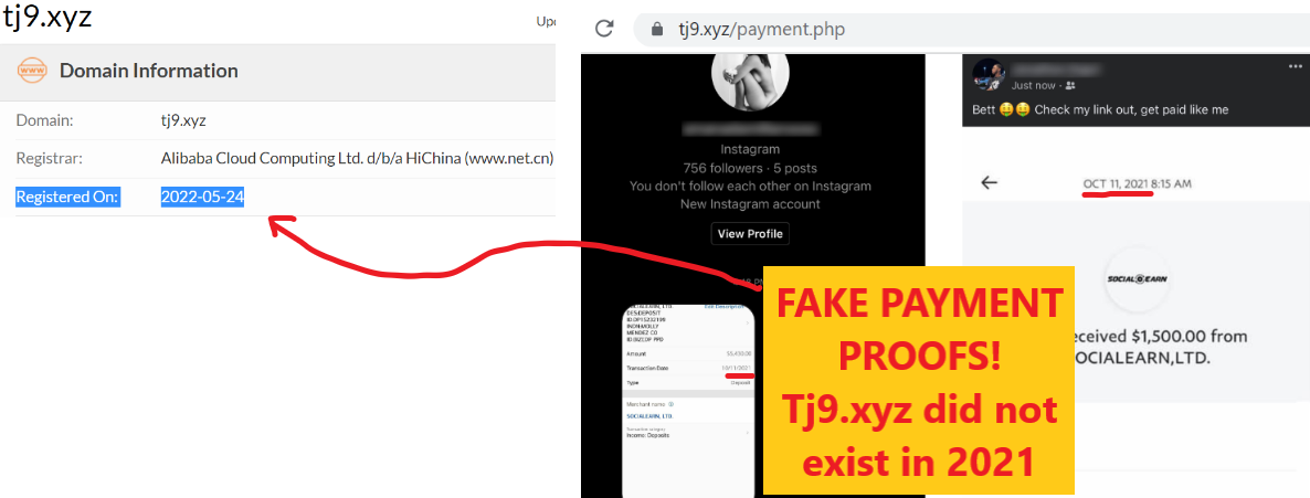 Tj9.xyz scam